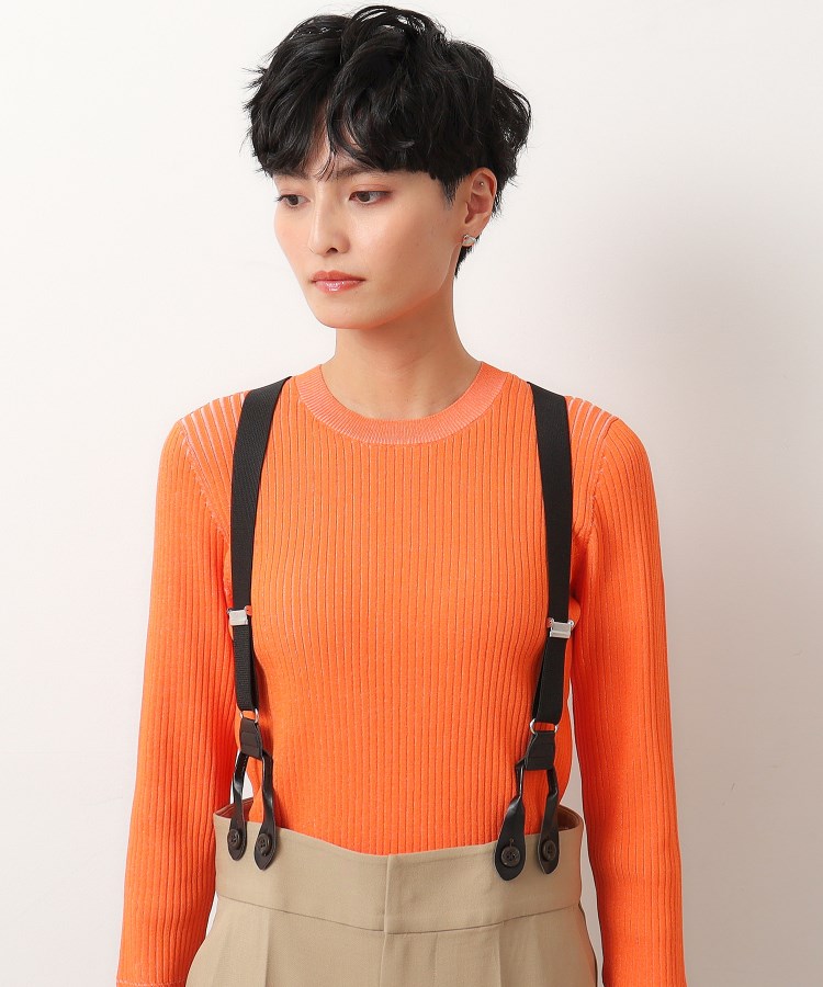 ≪ヒルナンデス!で紹介≫ サスペンダー付きワイドパンツ【洗濯 ≪ヒルナンデス!で紹介≫ サスペンダー付きワイドパンツ【洗濯