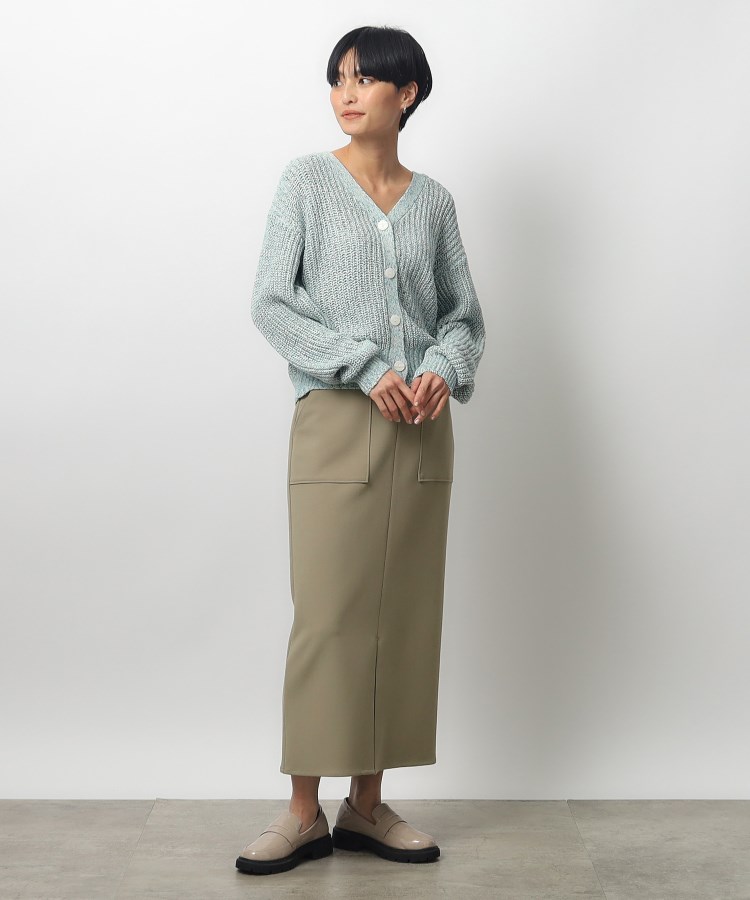 楽天市場】褒められ美ラインサイドスリットスカート スカート
