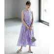 オペークドットクリップ(OPAQUE.CLIP)の《美人百花掲載》フィット＆フレアドレス オーガニックコットン混【洗濯機洗い可】10