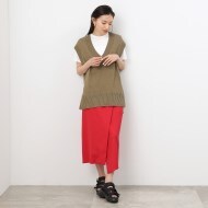 【メーカー直売】の商品をすべて 大草直子さんコラボ】Vネックニットジレ（ベスト） | OPAQUE ニット/セーター