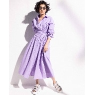 大草直子さんコラボ】シャツワンピース(マキシ・ロング 大草直子さんコラボ】シャツワンピース(マキシ・ロング