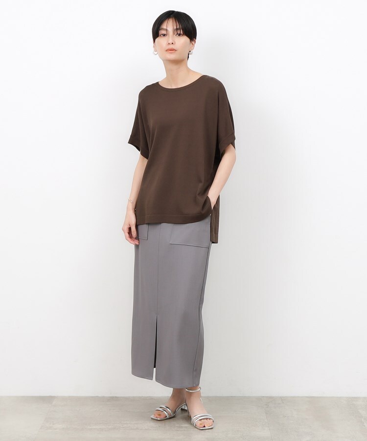 ストレッチジョーゼットドルマンスリーブブラウス｜BIGI online