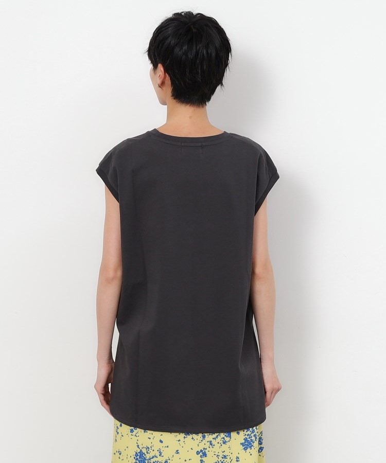 uv フレンチスリーブロゴTシャツ【洗濯機洗い可】(カットソー uv フレンチスリーブロゴTシャツ【洗濯機洗い可】(カットソー