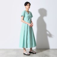 GEVACO/ゲバコ】ドライタッチポロシャツフレアワンピース