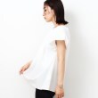 オペークドットクリップ(OPAQUE.CLIP)のタックデザイン バルーンフレンチスリーブブラウス【洗濯機洗い可】2