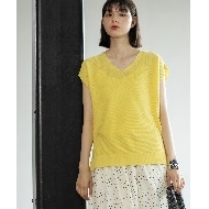 ≪5color/S-LLsize≫ドライタッチガーターVネックフレンチニット ≪5color/S-LLsize≫ドライタッチガーターVネックフレンチニット