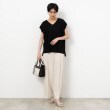 オペークドットクリップ(OPAQUE.CLIP)の≪5color/S-LLsize≫ドライタッチガーターVネックフレンチニット【UVケア/抗ピル/洗濯機洗い可】40