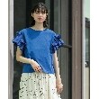 オペークドットクリップ(OPAQUE.CLIP)の《美人百花掲載》フリルドッキングスリーブカットソー【洗濯機洗い可】17