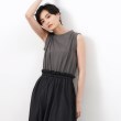 オペークドットクリップ(OPAQUE.CLIP)の《美人百花掲載》カットソー×ナイロンドロスト ドッキングワンピース【洗濯機洗い可】1
