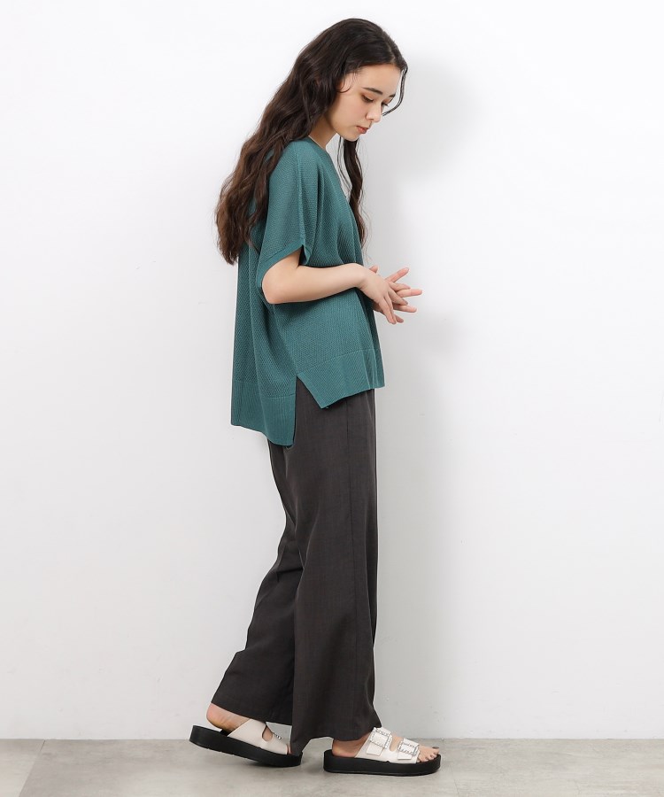 5color/S-LLsize》メッシュ編みリラクシーニット【洗濯機洗い可 5color/S-LLsize》メッシュ編みリラクシーニット【洗濯機洗い可