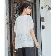 オペークドットクリップ(OPAQUE.CLIP)の《5color/S-LLsize》メッシュ編みリラクシーニット【洗濯機洗い可／抗ピル】4