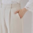オペークドットクリップ(OPAQUE.CLIP)の《通勤・セレモニー/セットアップ対応》ワイドパンツ/ダブルクロス【洗濯機洗い可】25
