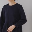 オペークドットクリップ(OPAQUE.CLIP)の《通勤・セレモニー/セットアップ対応》ペプラムブラウス/ダブルクロス【洗濯機洗い可】25