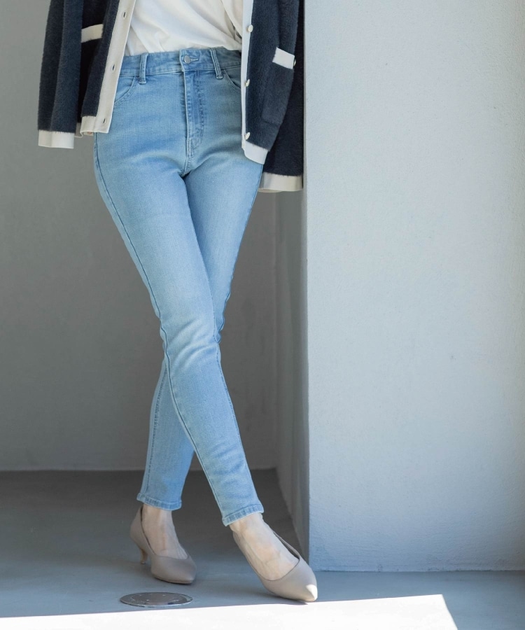 SS-LLsize》ライクラストレッチスキニーデニムパンツ【洗濯機 SS-LLsize》ライクラストレッチスキニーデニムパンツ【洗濯機