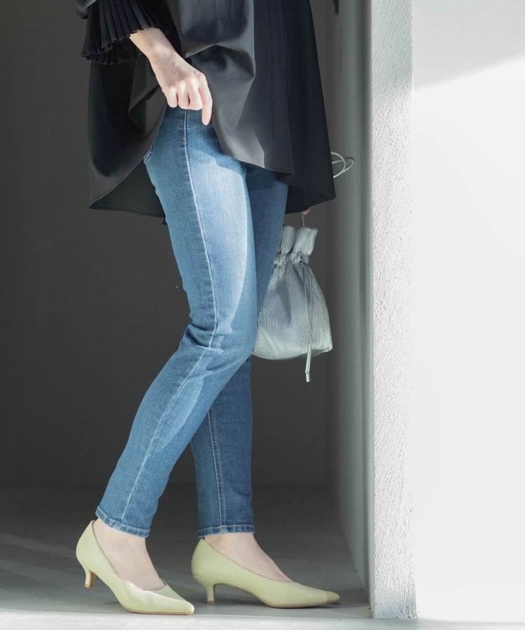SS-LLsize》ライクラストレッチスキニーデニムパンツ【洗濯機 SS-LLsize》ライクラストレッチスキニーデニムパンツ【洗濯機