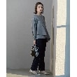 オペークドットクリップ(OPAQUE.CLIP)の《SS-LLsize》ストレッチセミフレアデニム【洗濯機洗い可】23