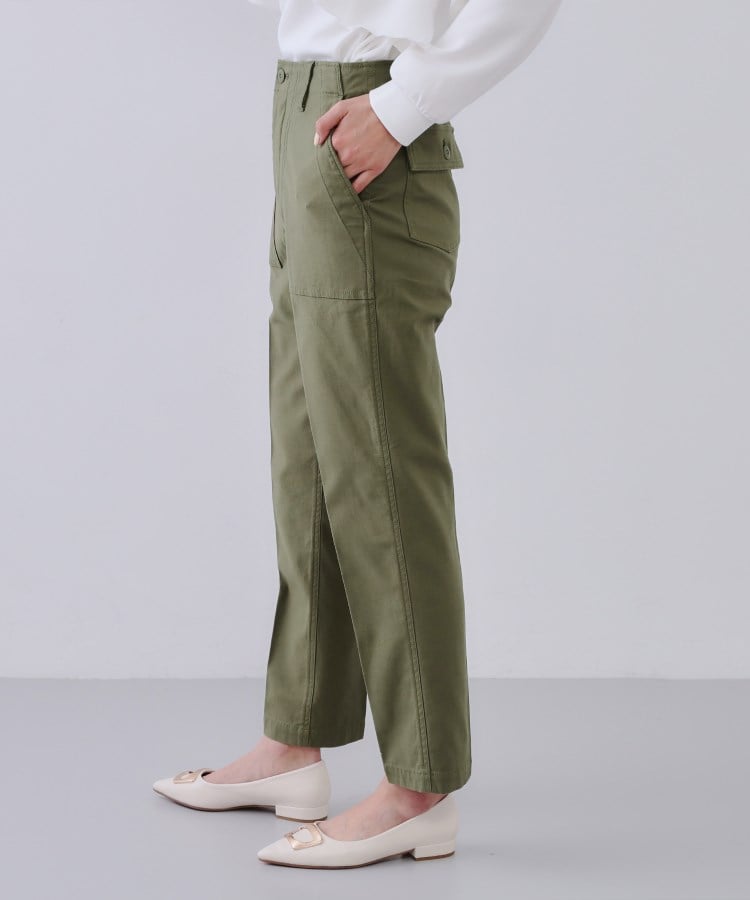 S-LLsize》ストレッチベイカーパンツ【洗濯機洗い可】(フル S-LLsize》ストレッチベイカーパンツ【洗濯機洗い可】(フル