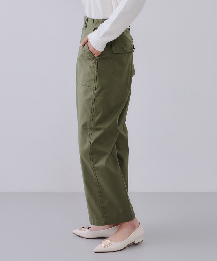 S-LLsize》ストレッチベイカーワイドパンツ【洗濯機洗い可】(6 S-LLsize》ストレッチベイカーワイドパンツ【洗濯機洗い可】(6