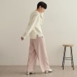 オペークドットクリップ(OPAQUE.CLIP)のタックワイドカラーパンツ【洗濯機洗い可】10