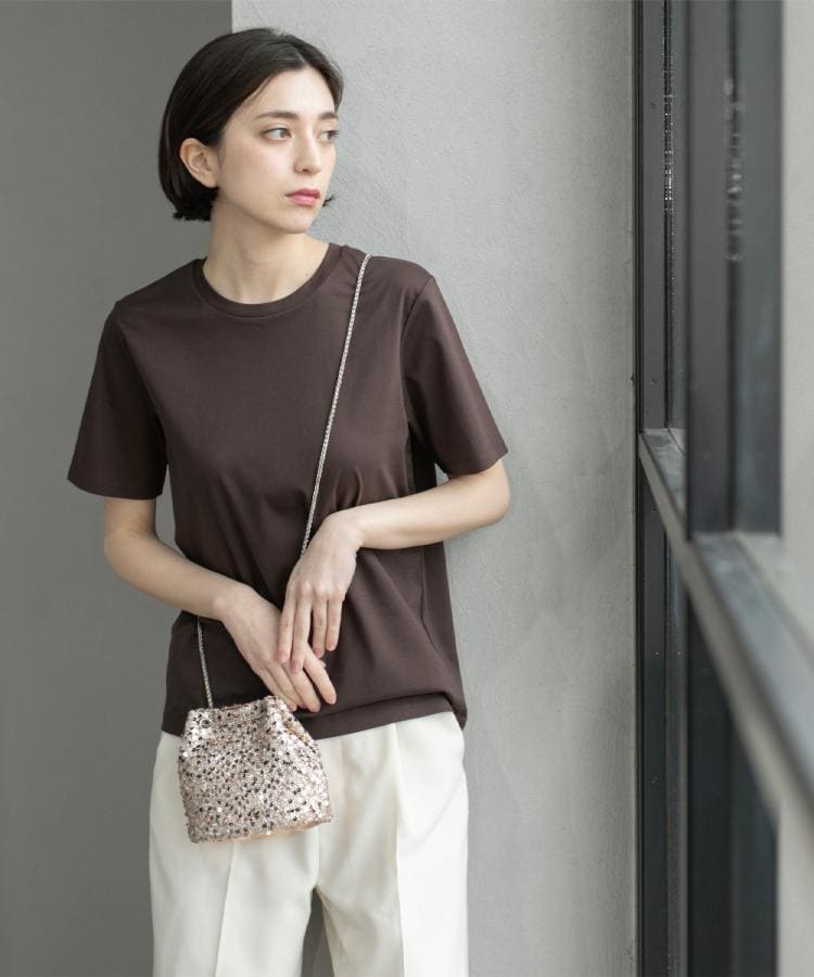 オペークドットクリップ(OPAQUE.CLIP)の《5色展開/SS-LLサイズ》ベーシックTシャツ【UV/接触冷感/洗濯機洗い可】20