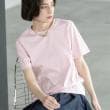 オペークドットクリップ(OPAQUE.CLIP)の《5色展開/SS-LLサイズ》ベーシックTシャツ【UV/接触冷感/洗濯機洗い可】 ライトピンク(070)