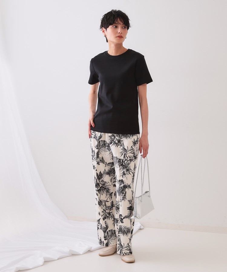オペークドットクリップ(OPAQUE.CLIP)のフライスベーシックTシャツ【洗濯機洗い可】2