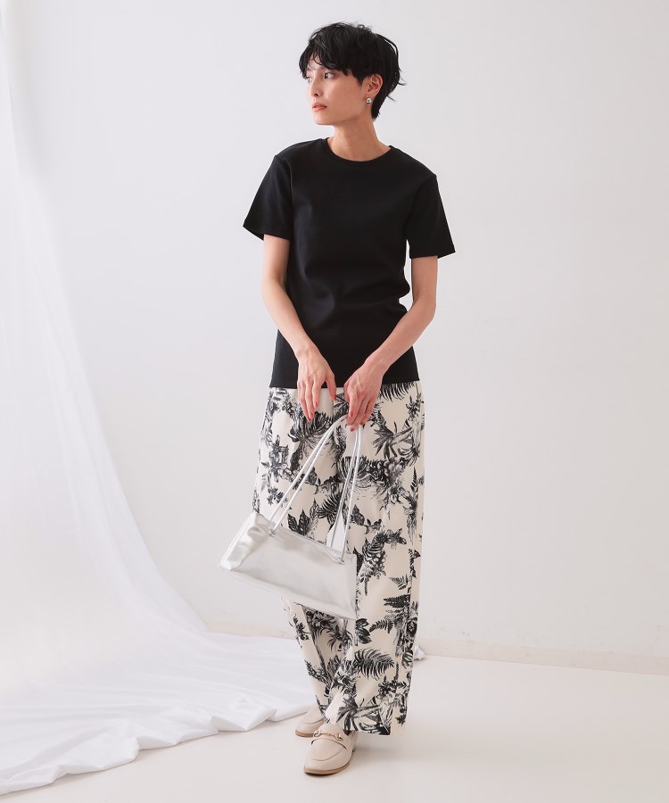 オペークドットクリップ(OPAQUE.CLIP)のフライスベーシックTシャツ【洗濯機洗い可】3