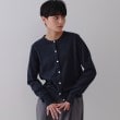 オペークドットクリップ(OPAQUE.CLIP)のクルーネックニットカーディガン/オーガニックコットン混【UV/洗濯機洗い可】48