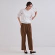 オペークドットクリップ(OPAQUE.CLIP)の《6色展開/丈が選べる》美脚イージーワイドパンツ/セットアップ対応【ストレッチ/洗濯機洗い可/防シワ】37