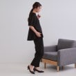 オペークドットクリップ(OPAQUE.CLIP)の《6色展開》ストレッチペプラムブラウス/セットアップ対応【洗濯機洗い可/防シワ】40