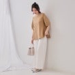 オペークドットクリップ(OPAQUE.CLIP)の《6色展開》ストレッチペプラムブラウス/セットアップ対応【洗濯機洗い可/防シワ】64