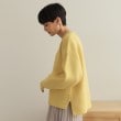 オペークドットクリップ(OPAQUE.CLIP)のパール調ボタン付ニット【洗濯機洗い可/抗ピル】18
