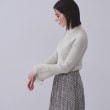 オペークドットクリップ(OPAQUE.CLIP)のフレアスリーブリブニット【洗濯機洗い可】6