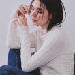 オペークドットクリップ(OPAQUE.CLIP)のぽこぽこハイネックカットソー【洗濯機洗い可】 オフホワイト(003)