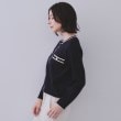 オペークドットクリップ(OPAQUE.CLIP)の《美人百花掲載》配色ラインカーディガン/アンサンブル対応【洗濯機洗い可】14