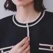オペークドットクリップ(OPAQUE.CLIP)の《美人百花掲載》配色ラインカーディガン/アンサンブル対応【洗濯機洗い可】16