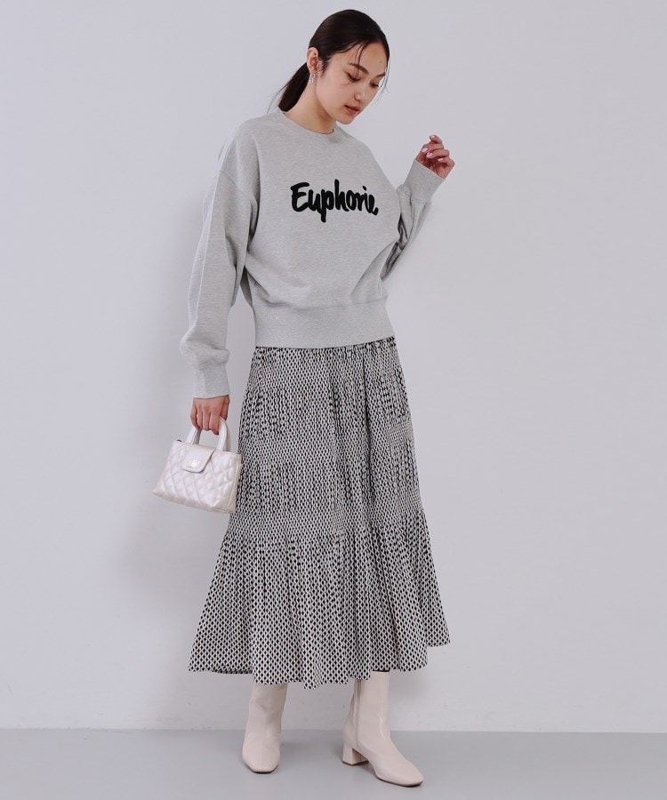 オペークドットクリップ(OPAQUE.CLIP)の刺繍ロゴスウェット【洗濯機洗い可】10