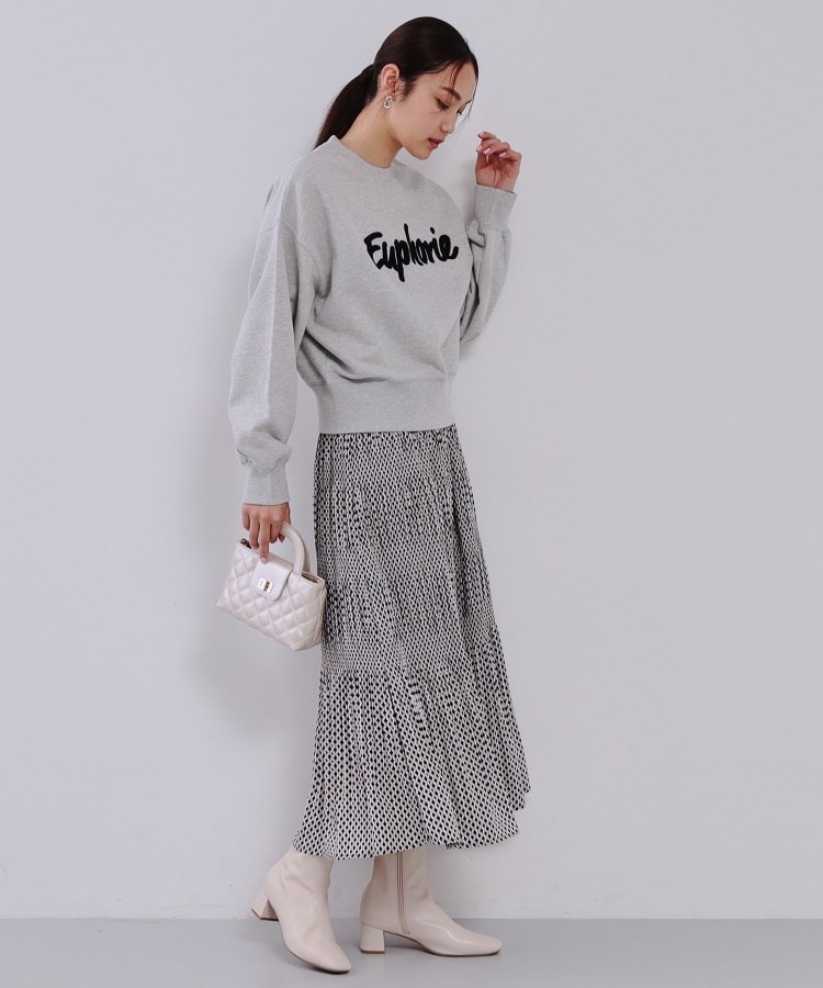 オペークドットクリップ(OPAQUE.CLIP)の刺繍ロゴスウェット【洗濯機洗い可】11