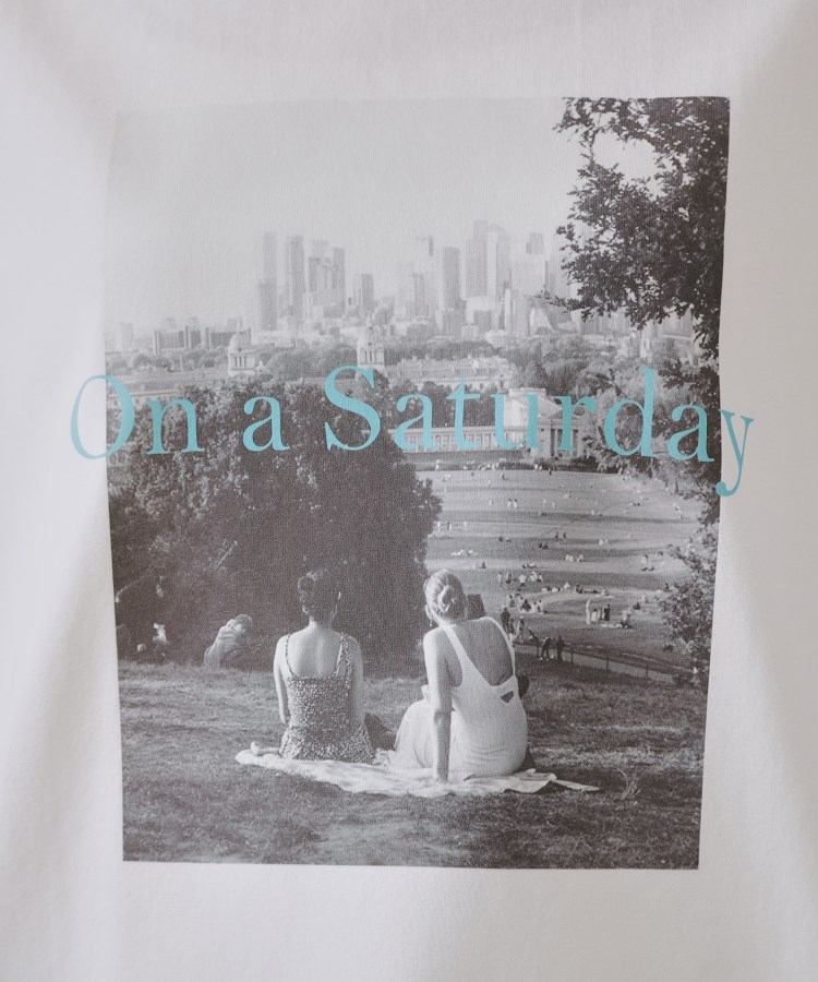 オペークドットクリップ(OPAQUE.CLIP)のフォトプリントロングTシャツ【洗濯機洗い可】8