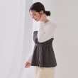 オペークドットクリップ(OPAQUE.CLIP)のベルト付ビスチェドッキングカットソー【洗濯機洗い可】1