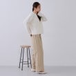 オペークドットクリップ(OPAQUE.CLIP)の《SS-LLsize》美脚ストレッチイージーワイドパンツ【洗濯機洗い可/防シワ】34