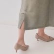 オペークドットクリップ(OPAQUE.CLIP)の麻混ラメジャンパースカート【洗濯機洗い可】15