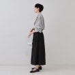 オペークドットクリップ(OPAQUE.CLIP)のストライプボウタイシャツ【洗濯機洗い可】3