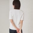オペークドットクリップ(OPAQUE.CLIP)のボートネックリブカットソー【洗濯機洗い可】5