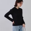 オペークドットクリップ(OPAQUE.CLIP)のワイドリブポロニット【洗濯機洗い可】5