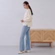 オペークドットクリップ(OPAQUE.CLIP)のジョーゼット切替スリーブニット【洗濯機洗い可】35
