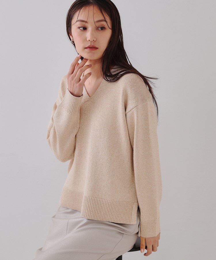 カシミヤニット【SALE/カジュアル/デイリー/トレンド/きれいめ カシミヤニット【SALE/カジュアル/デイリー/トレンド/きれいめ