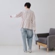 オペークドットクリップ(OPAQUE.CLIP)のウエストリボンペプラムシャツ【洗濯機洗い可】7