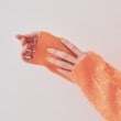 オペークドットクリップ(OPAQUE.CLIP)のフワラー柄シアーメッシュニット【洗濯機洗い可】18