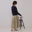 オペークドットクリップ(OPAQUE.CLIP)のシャンブレータックフレアスカート【洗濯機洗い可】3